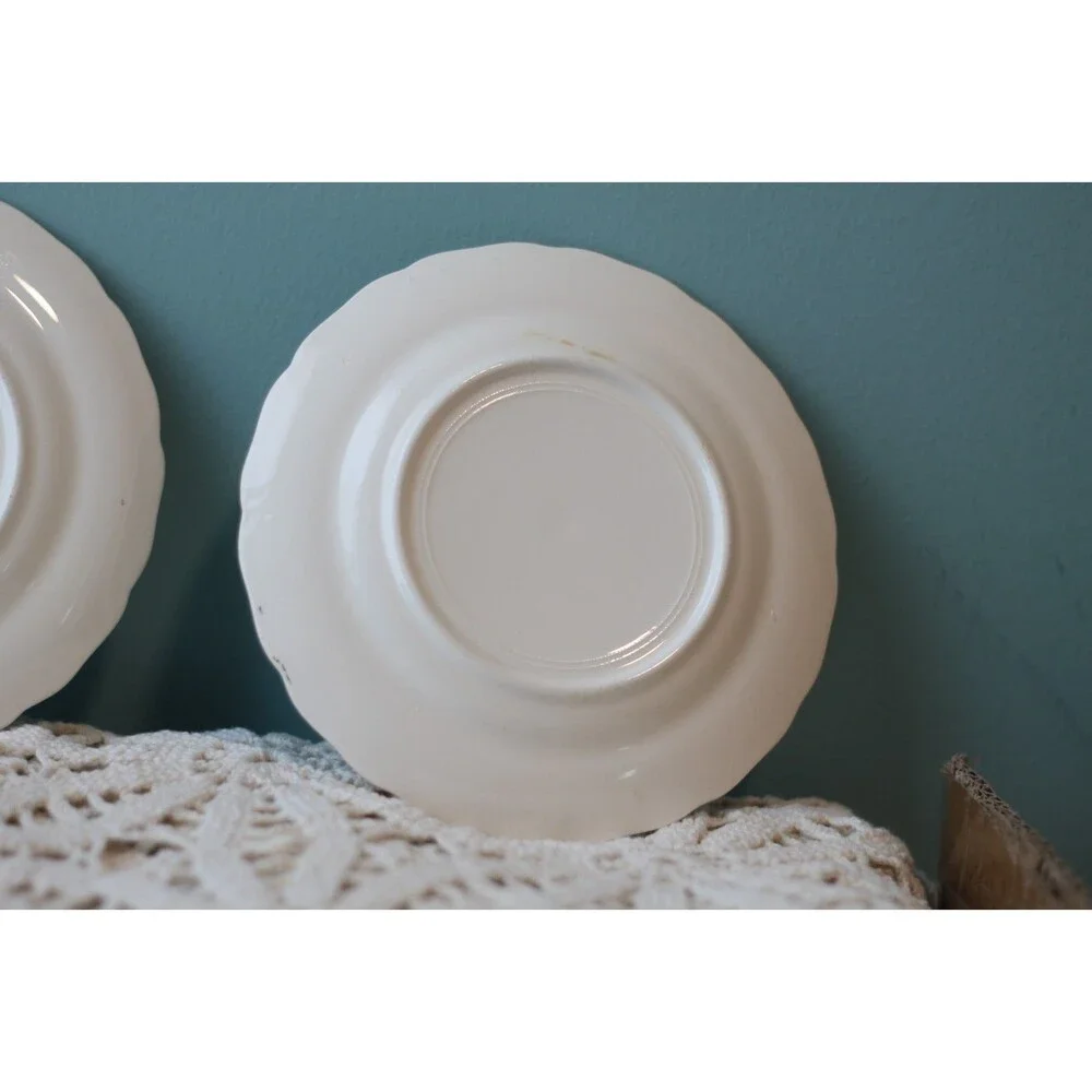 Canonsburg Yellow Rose Bread & Butter Plates 